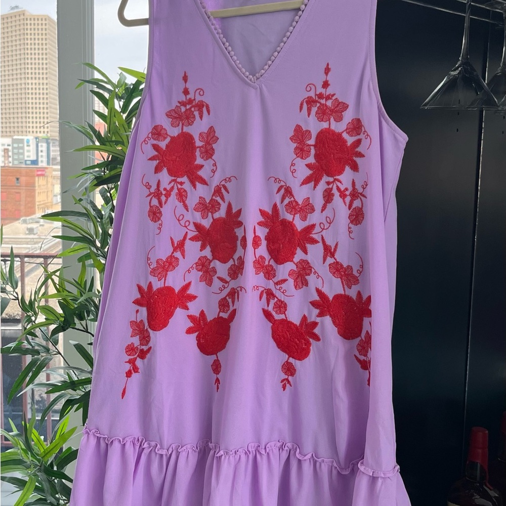 Entro Sleeveless Shift Dress - Size L